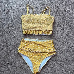 Two piece bathing suit. Size small